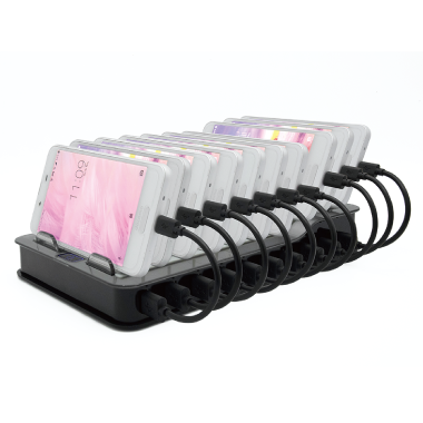 スマホ充電器スタンド（低速充電用）10ポートタイプ